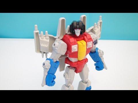 TRANSFORMERS STARSCREAM HERO MASHERS PLAYSET VIDEO TOY REVIEW