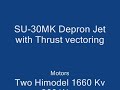 Sukhoi SU-30Mk RC 1600mm Depron jet with thrust vectoring