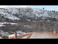 Desde habitación San Roque ( Chanin I ) , con el pueblo nevado