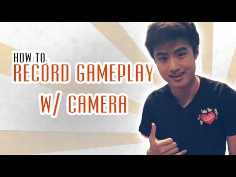 how to record xbox 360 gameplay with a camera