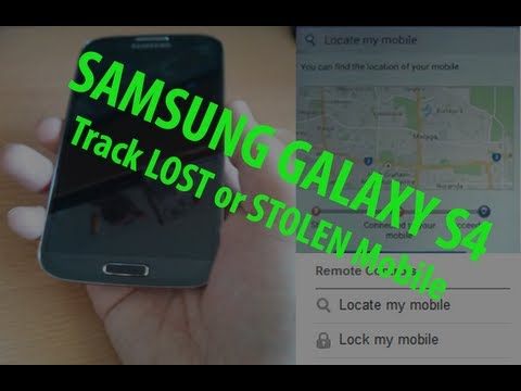 how to locate my samsung galaxy s4
