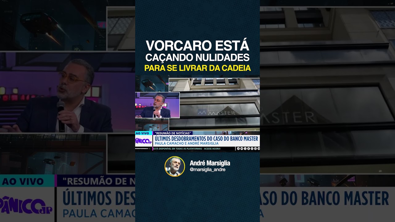 🚨 VORCARO ESTÁ CAÇANDO NULIDADES PARA SE LIVRAR DA CADEIA