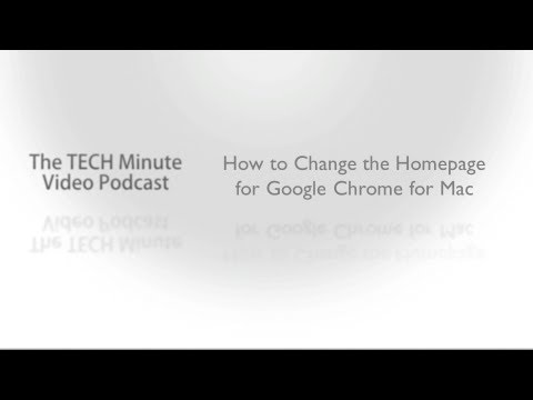how to change homepage on mac