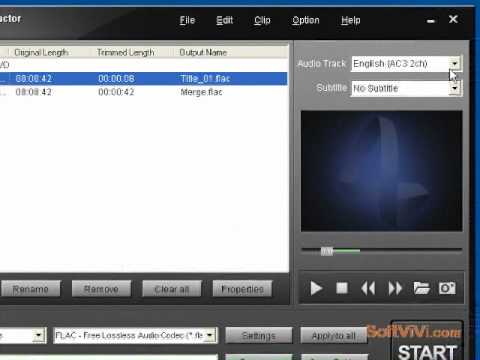how to isolate audio from dvd