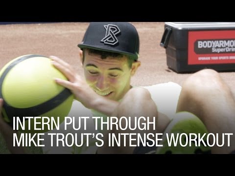 trouts - Watch ThePostGame.com Intern Alex get put through a workout by Mike Trout's trainer. Can the intern keep up with the Angels' slugger? Check out more great st...