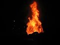 Bonfire Topples Over Bonfire Topples Over