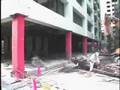Daruma-otoshi skyscraper demolition