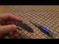 Converting Kershaw Chive From Assisted KnifeTo Manual Action Folder