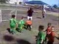 Rhain Davis 3-year old Justin scores 1st goal
