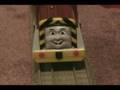 thomas tank engine- salty and cranky eat cheeseburgers