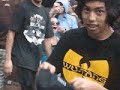 afrika bambaataa the godfather of hip-hop spinnin'!!!! 

my bro cody (in the wu-tang shirt) got in the b-boy circle. truly a life changing moment. lol