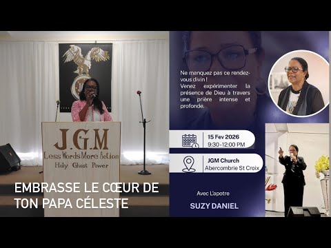 Embrasse le cœur de ton Papa Céleste Servante Suzy DANIEL 