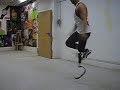 amputado femoral corriendo amputado femoral corriendo