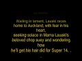 sione lauaki reacts to the announcement of ted's rehiring with fear, loathing and chop suey!