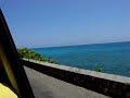 Driving towards Long Bay, in Portland Jamaica