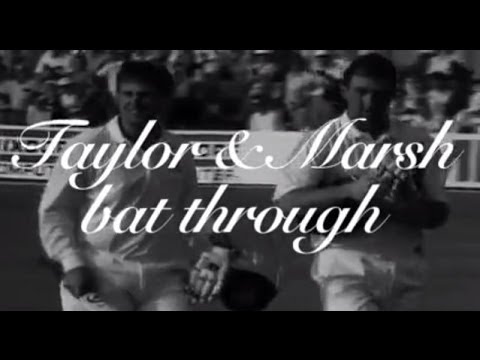 Taylor and Marsh bat through