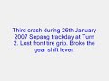 Hyosung Comet GT 250R Crash Down