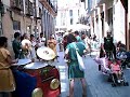 orpheus Astorga tocando en las fiestas de Romanos y Astures