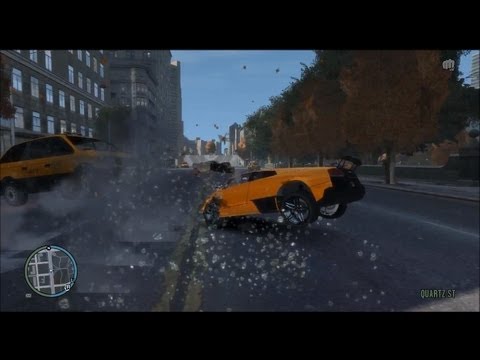 GTA 4 – Lamborghini Sound Mod/crash test