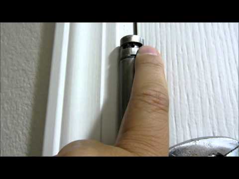 how to adjust entry door