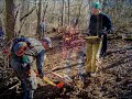 Trail building in southern Illinois.