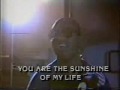 Stevie Wonder Sunshine Of My Life Rede Manchete