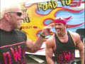 the w�lfpac was

scott hall
kevin nash
syxx
buff bagwell
scott steiner
hollywood hogan
sting
konnan
lex luger
