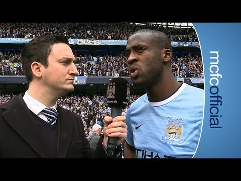 YAYA ON TITLE | City v West Ham Champions 2014
