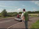 Hovercraft on land test at Heriot Watt University