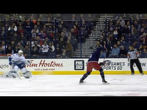 Video: Seth Jones rips one past Markstrom for early PP goal