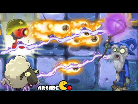 Plants Vs Zombies 2 Dark Ages: Part 2 FIRE PEA-SHOOTER Arthur's Challenge Level 31