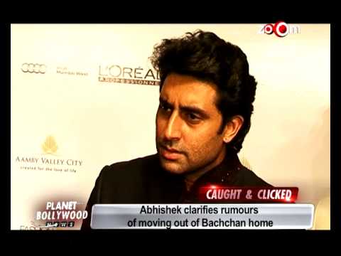 Abhishek Bachchan talks about moving out of Bachchan home