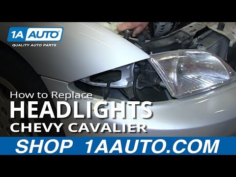 How To Install Replace Headlights 2000-02 Chevy Cavalier