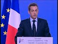 Sarkozy convoca cumbre por nuevo sistema financiero internaciona
