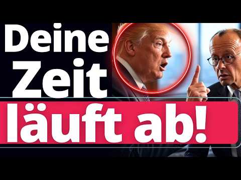 Merz wird von Trump vorgeführt: Morgen kracht's!