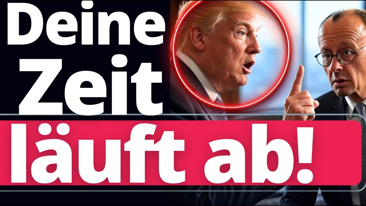Merz wird von Trump vorgeführt: Morgen kracht's!
