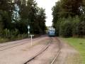 videos de HSS F-vagn anländer till hållplatsen