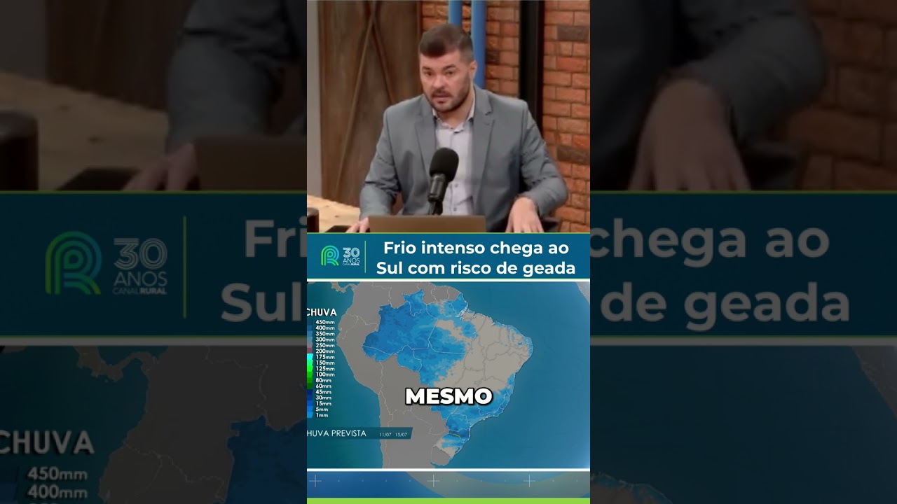 Uma frente fria avança pelo Sul do Brasil eRio Grande do Sul, Santa Catarina e sul do Paraná em aler