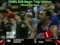 Canasta impresionante en partido de baloncesto