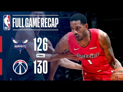 Video: Full Game Recap: Hornets vs Wizards | Washington Edges Charlotte