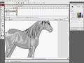 HorseIsle: American Cream Draft Drawing