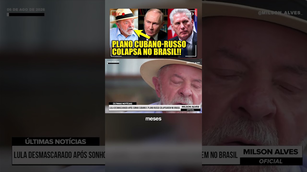 Lula DESMASCARADO após sonho cubano e plano russo COLAPSAREM NO BRASIL