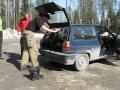 Finland :) packing to the VW Polo :)