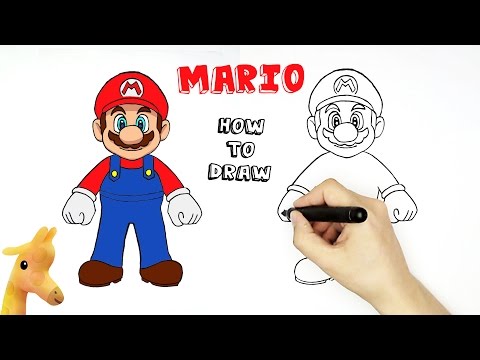 video-linktoworks-How to draw Mario | Super Mario - YouTube