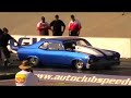 1969 Nova runs 6.78@212.78mph on 10.5 wide tyres/ Street Car event 2009.