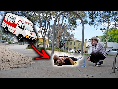 MY FILMER BROKE BOTH HIS LEGS! *Actual Footage*