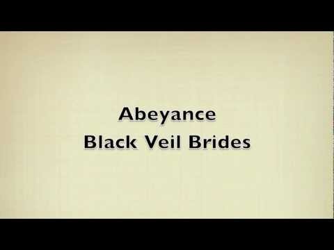 Black Veil Brides - Abeyance lyrics