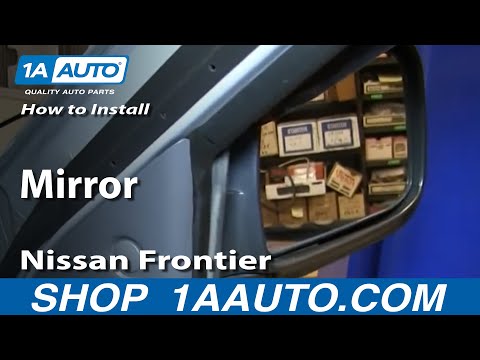 How To Install Replace Fix Broken Side Rear View Mirror 1998-04 Nissan Frontier XTerra