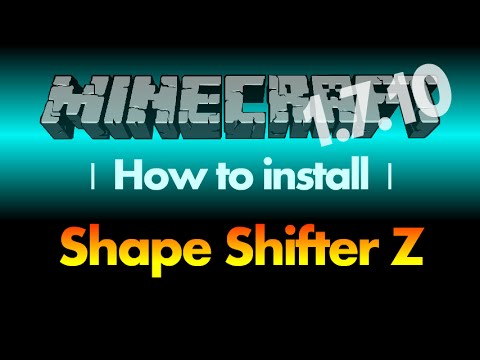 how to download minecraft shapeshifter z mod