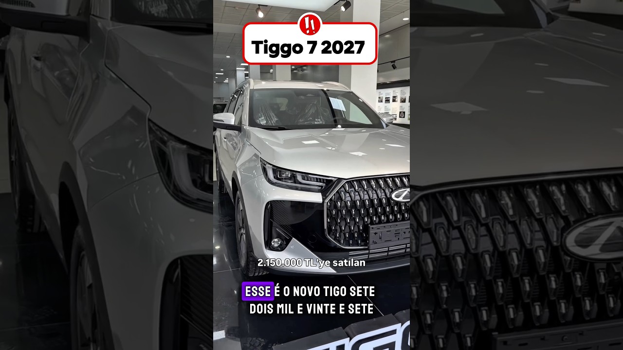 NOVO TIGGO 7 2027 🤯🚨 #tiggo7 #tiggo72027
